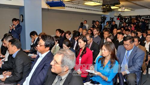 ການປະຊຸມຂ່າວສາກົນກ່ຽວກັບການຢ້ຽມຢາມຫວຽດນາມຂອງປະທານາທິບໍດີອາເມລິກາ